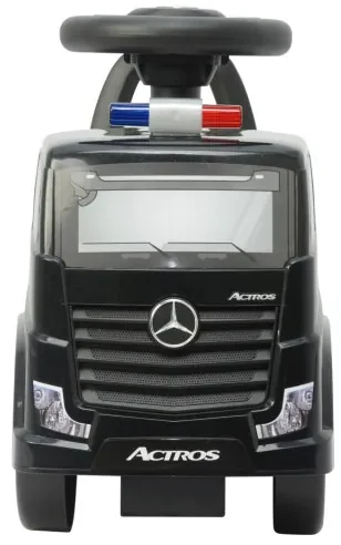 Odrážadlo Mercedes-Benz Actros policajné auto čierne
