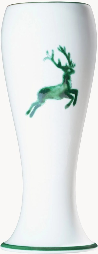 Ručne vyrobený pohár na pivo Grüner Hirsch
