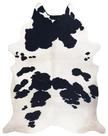 Syntetická hovädzia koža - bielo-čierna, rozmer 100x150 cm