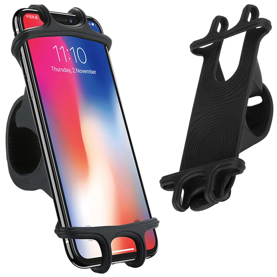 Verk 14407 Silikonový držák na kolo na telefon černý