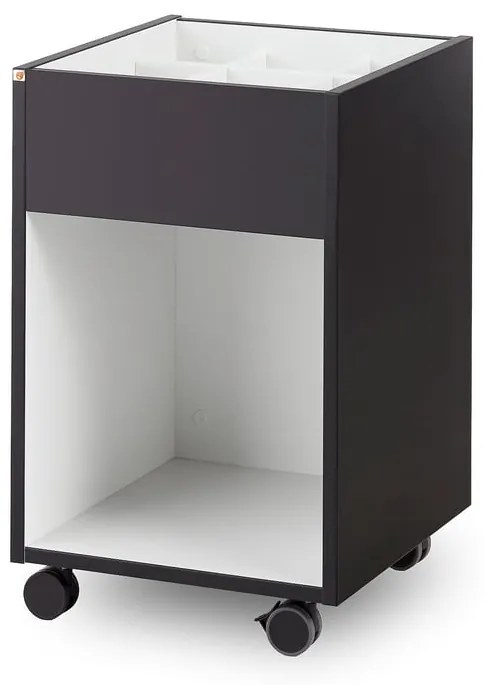 Kancelársky kontajner NOMAD, na kolieskach, biela / čierna