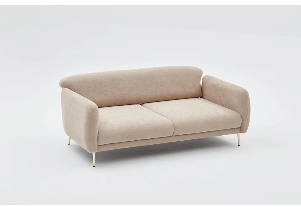 Béžová rozkladacia pohovka 210 cm Simena – Balcab Home
