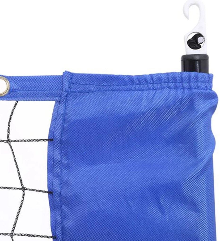 Bedmintonová sieť, výškovo nastaviteľná sada, modrá