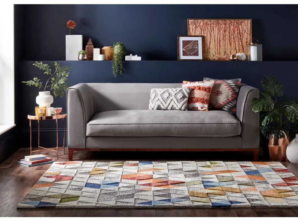 Flair Rugs, Kusový koberec Moda Amari Natural/Multi, 160x230, viacfarebná, chodba / predsieň