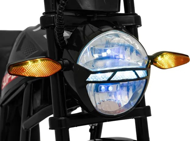 Elektrická motorka SUPERMOTO čierna