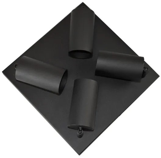 Bodové svietidlo FARGO 4xGU10/30W/230V čierna