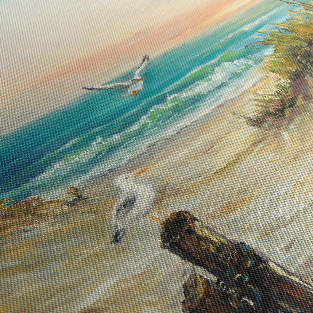 Obraz - Piesočná pláž (150x105 cm)