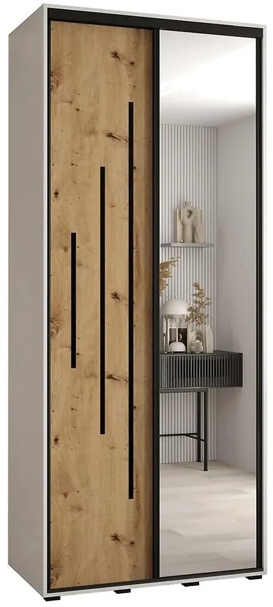 Skriňa 45 Canaris 13 110 biela/artisan/čierna