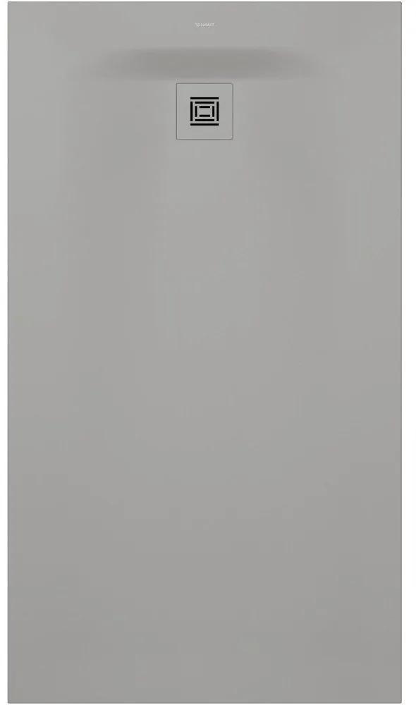 DURAVIT Sustano obdĺžniková sprchová vanička z materiálu DuraSolid, Antislip, 1600 x 900 x 30 mm, svetlo šedá matná, 720285630000000
