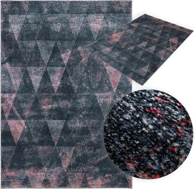 Koberec Balta Bohemia 78312 292 sivý / ružový