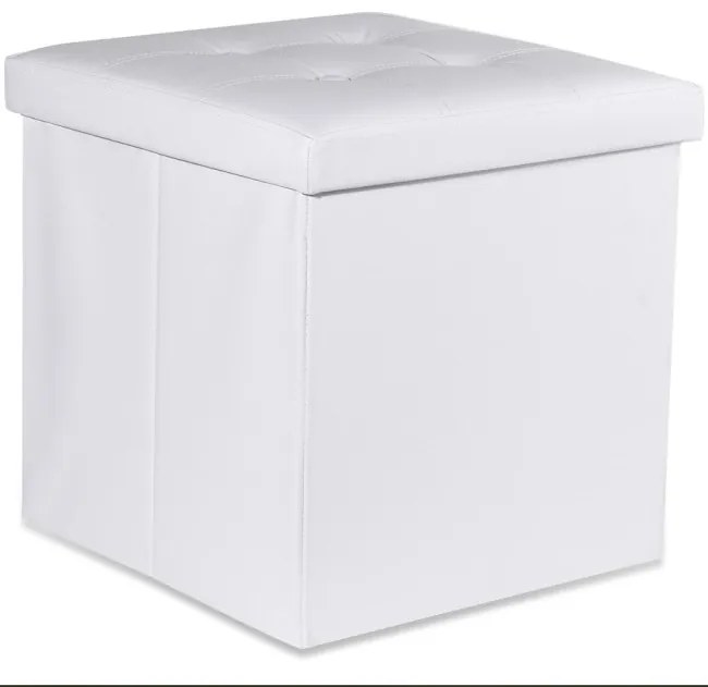 Skladacia taburetka L biela