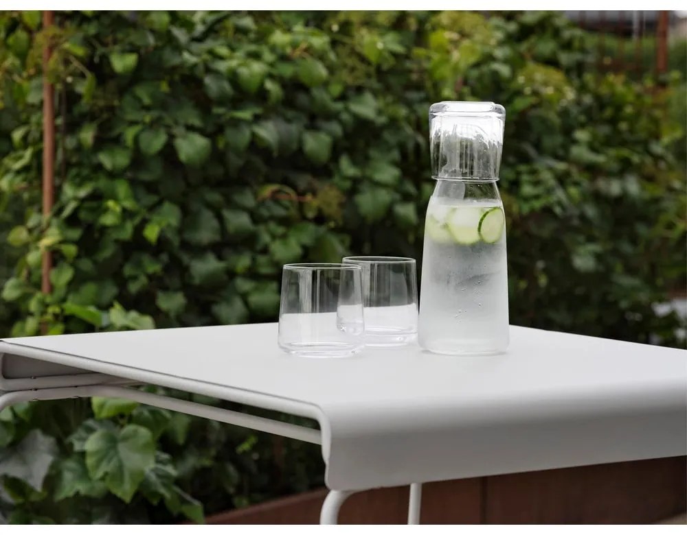 Biely kovový jedálenský stôl 58x75 cm A-Café – Zone