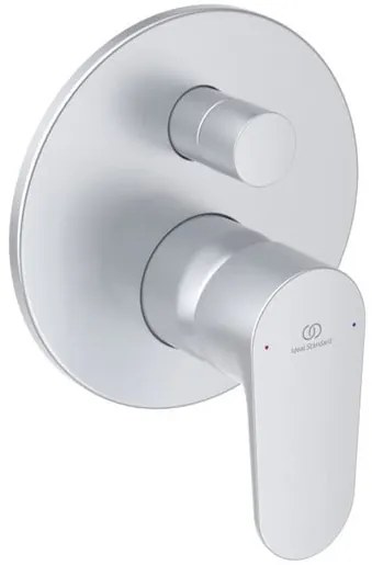 Ideal Standard Alu+ vaňová batéria bez podomietkového telesa 150 mm silver A7350SI