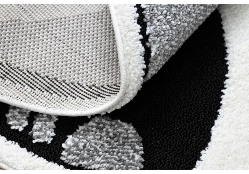 Kusový koberec Panda krémový kruh 120cm