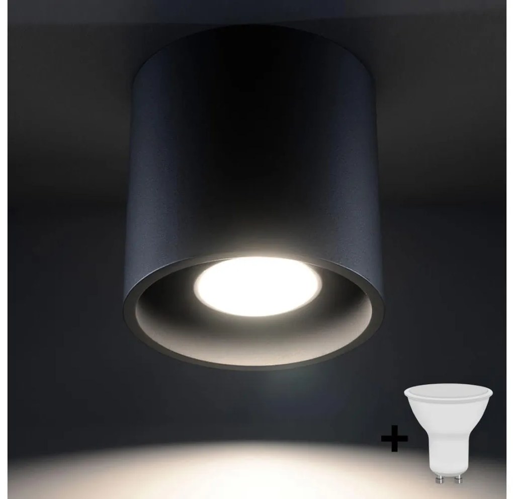 Brilagi Brilagi -  LED Bodové svietidlo FRIDA 1xGU10/7W/230V čierna BG0555