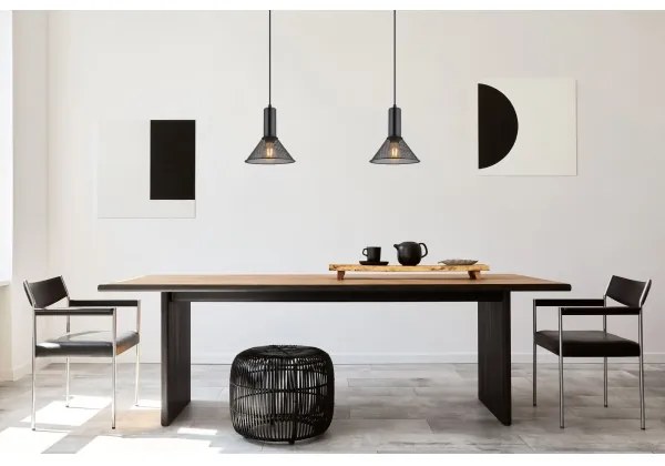 Globo 15648H1 - Luster na lanku JEDD 1xE27/60W/230V čierna