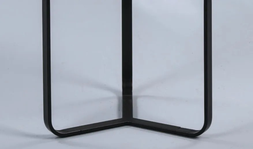 Okrúhly konferenčný stolík Boston 50 cm, černý