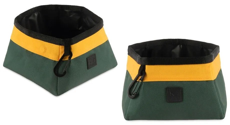 Textilná skladacia cestovná miska ø 18 cm Moss – P.L.A.Y.