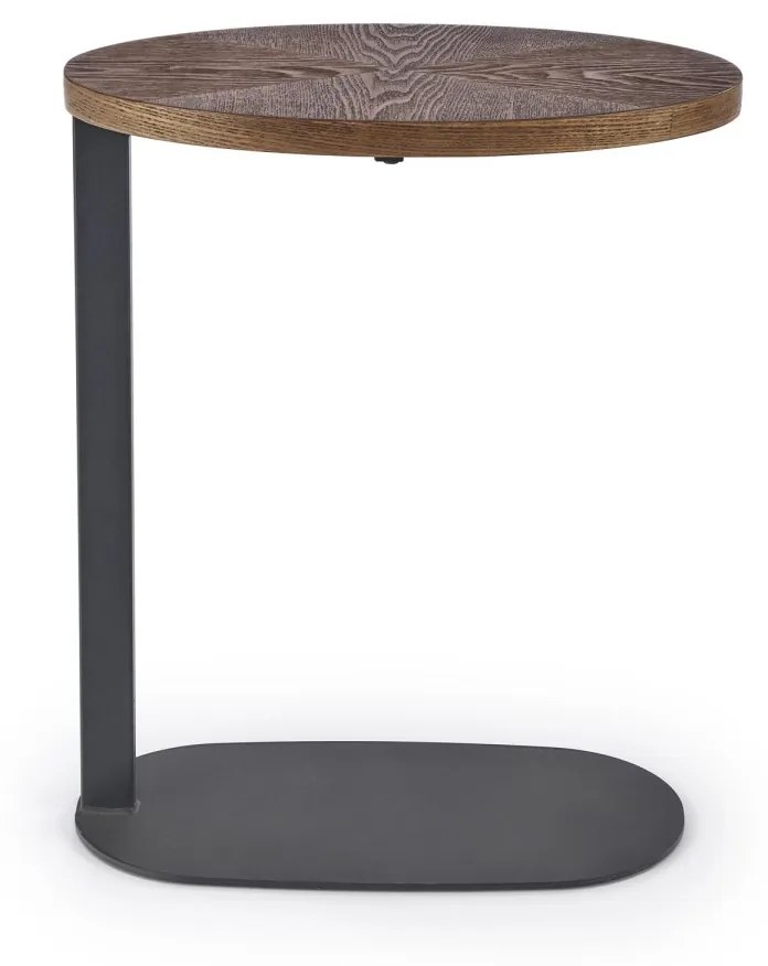 Odkládací stolek Delphi ořech/černý
