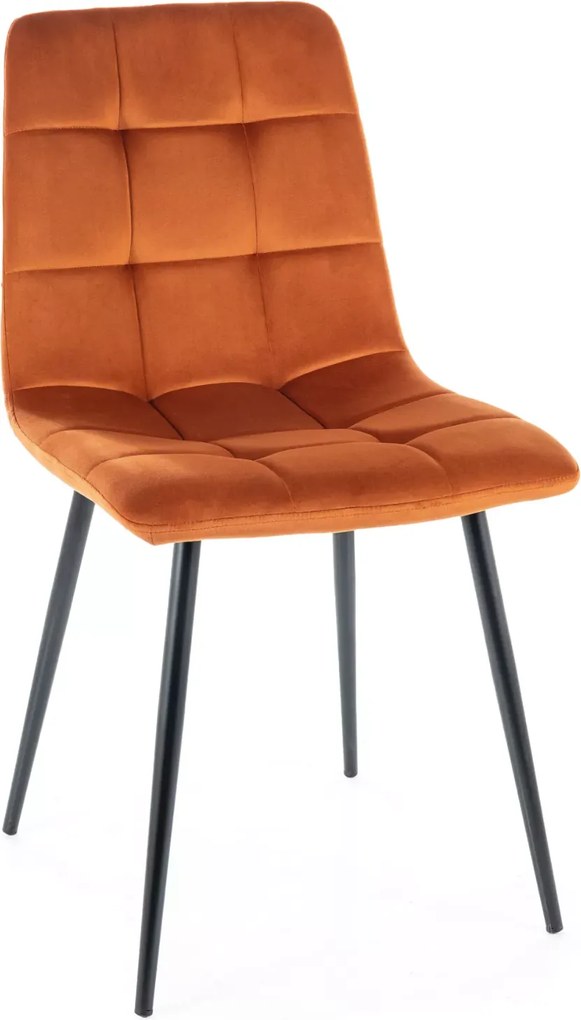 SI Mila Velvet stolička škorica