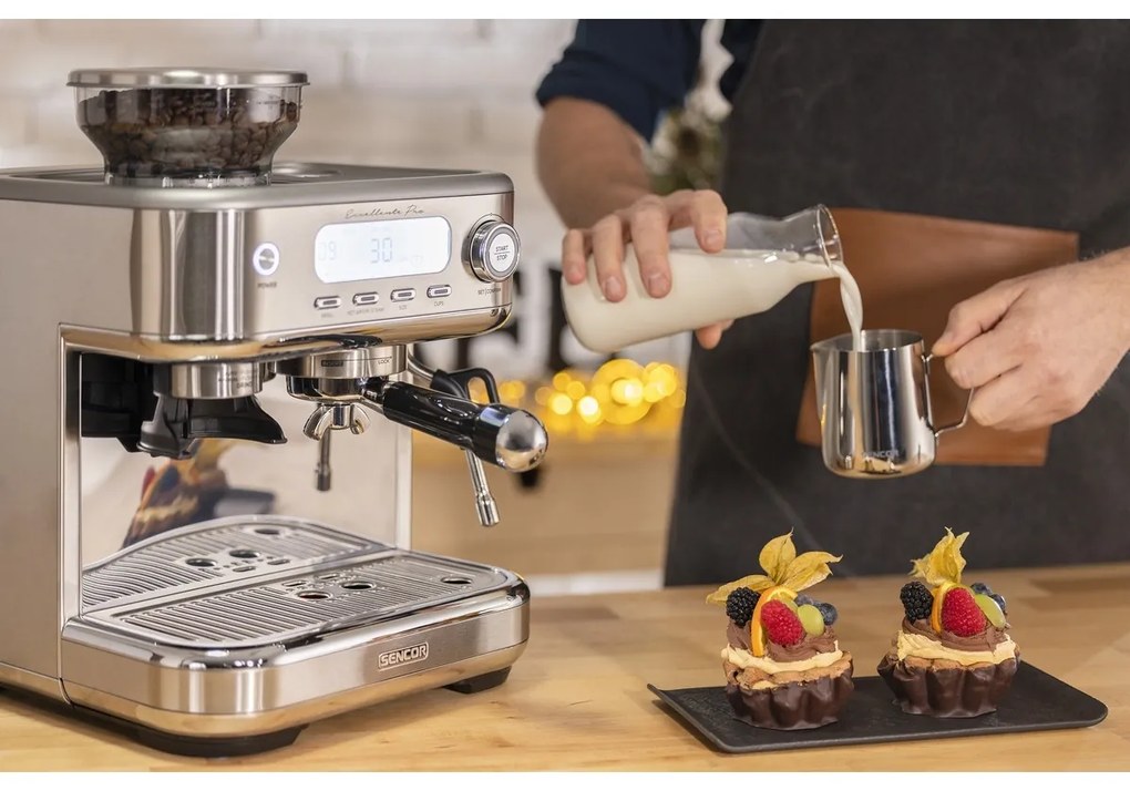 Sencor SES 6050SS espresso kávovar, strieborná