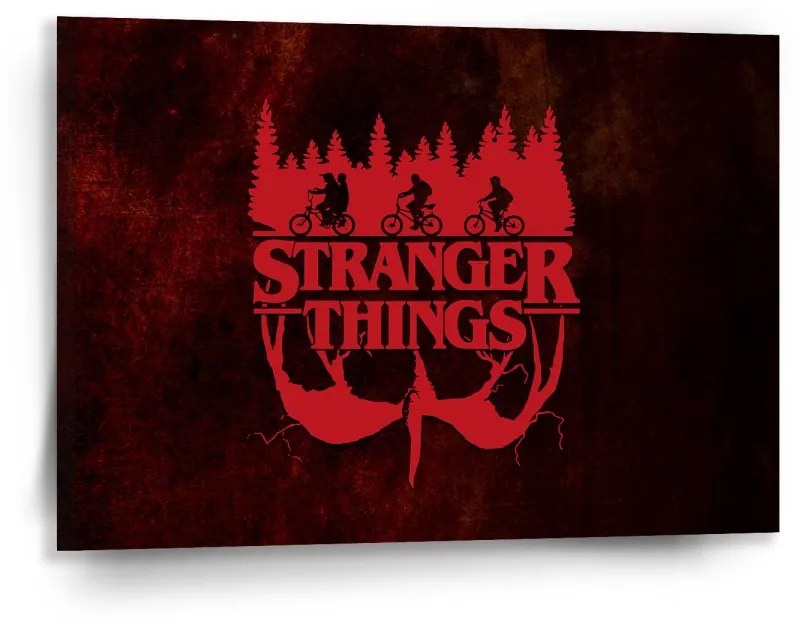 Sablio Obraz Stranger Things Red - 90x60 cm