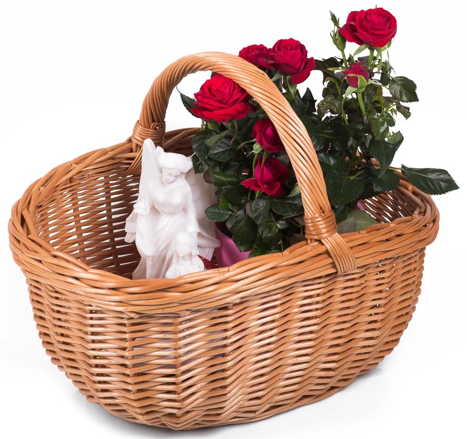 Darčekový kôš prútený Dovana I.š. 38 x hl. 31 x v. 20/35(cm)