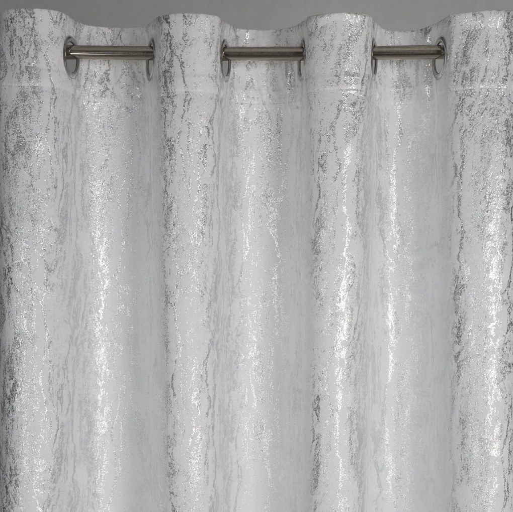 ZATEMŇOVACÍ ZÁVES NA KRÚŽKOCH ELISE 140X250 CM BIELA