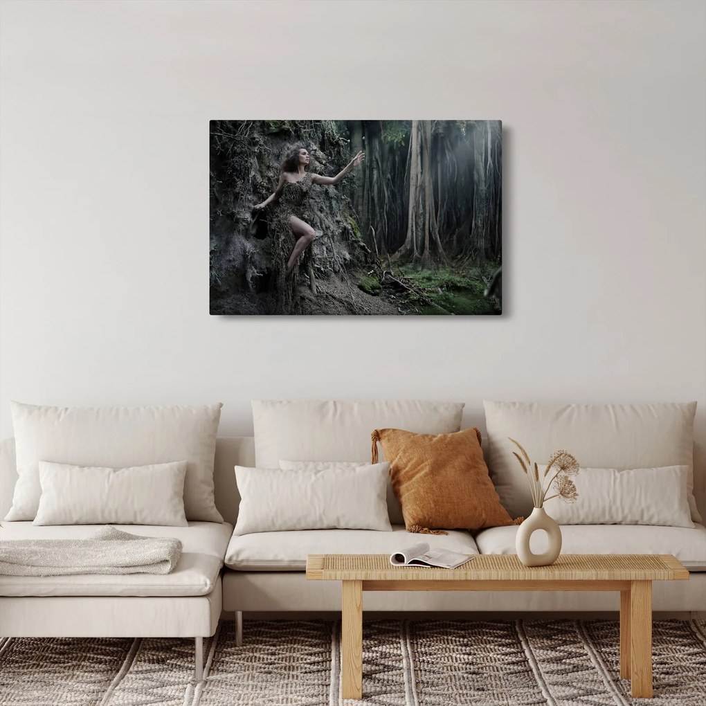 Obraz - Lesná víla (90x60 cm)