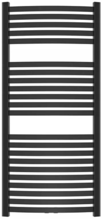 Invena Invena, kúpeľňový rebríkový radiátor 540x1200 mm 538W, čierna matná, UG-03-120-A