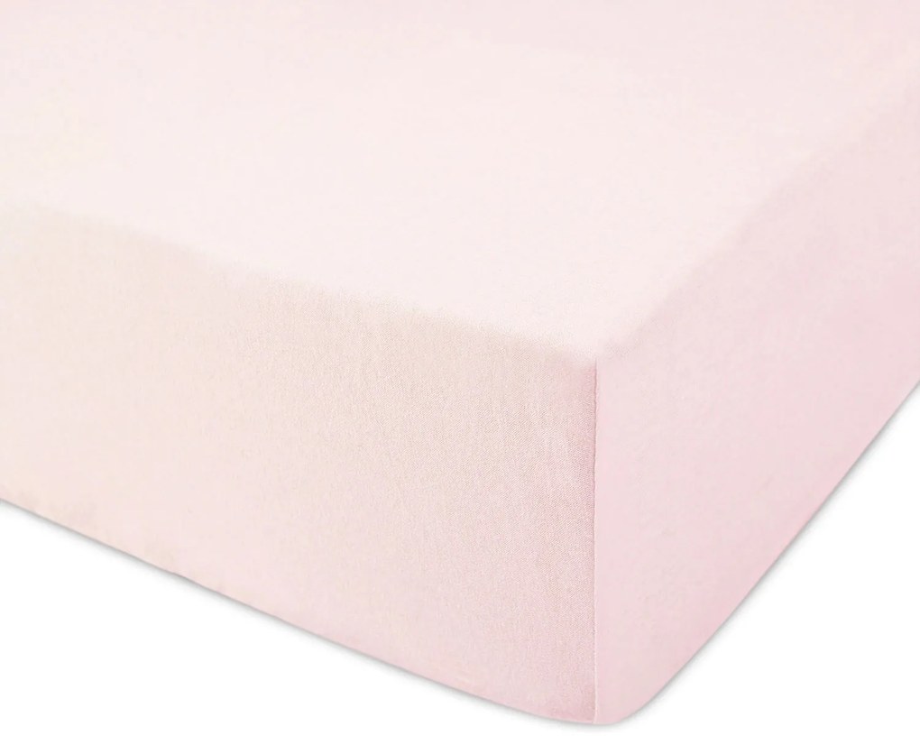 DETSKÉ JERSEY PRESTIERADLO 006 70X140 CM SVETLORUŽOVÉ