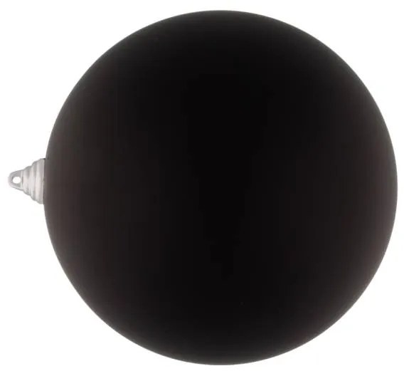 DECOLED Plastová koule, prům. 20 cm, černá, matná