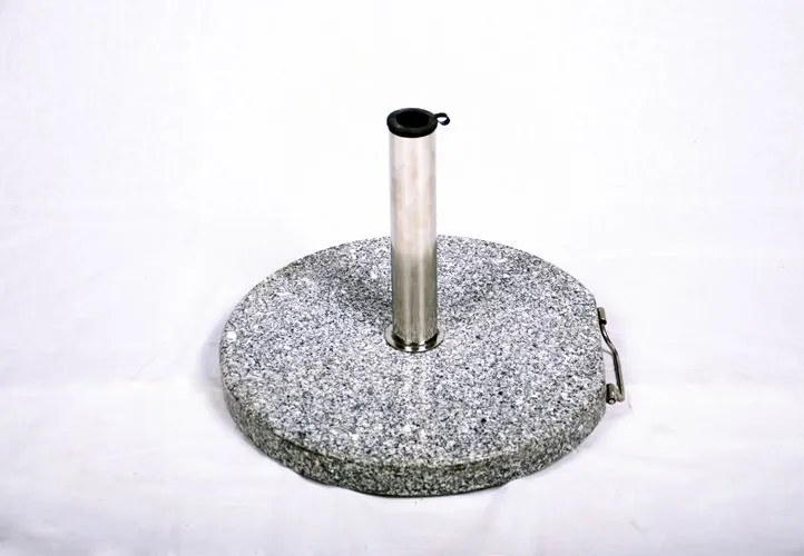 Garthen 1507 Stojan na slnečník (kruhový) - žula / nerezová oceľ, 40 kg