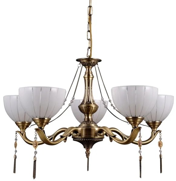 ITALUX MD38445-5 - Luster na reťazi BAXIO 5xE27/60W/230V