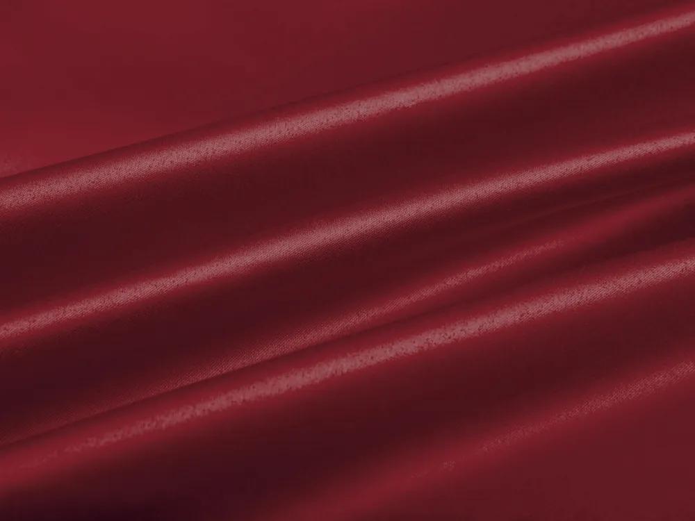 Biante Saténový obdĺžnikový obrus polyesterový Satén LUX-036 Vínovo červený 100x140 cm