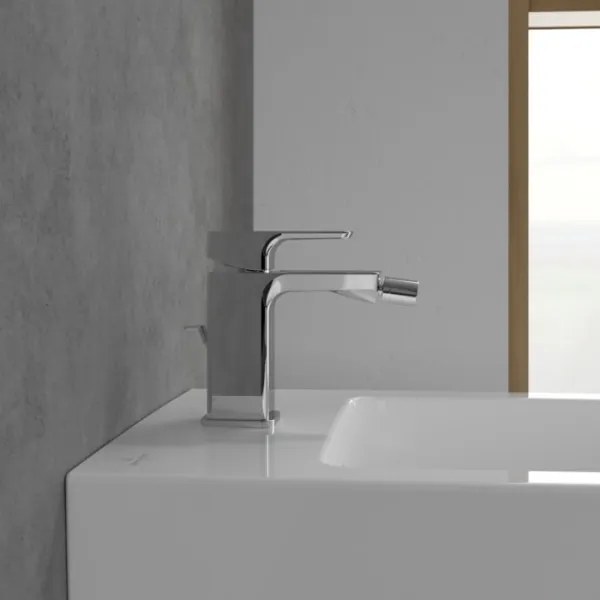 Villeroy & Boch TVB11200100061 - Bidetová batéria + výpusť SUBWAY lesklý chróm