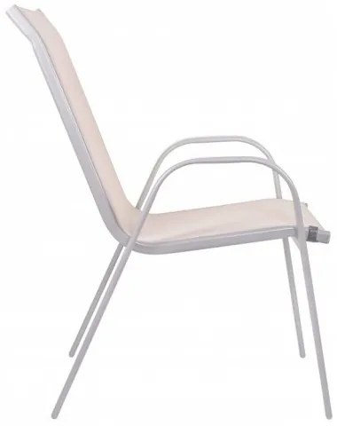 Záhradná stolička SPRINGOS GC0019 - béžová