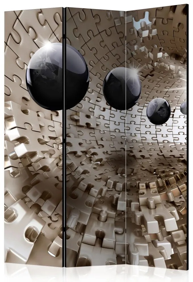 Artgeist Paraván - Golden Jigsaw [Room Dividers]