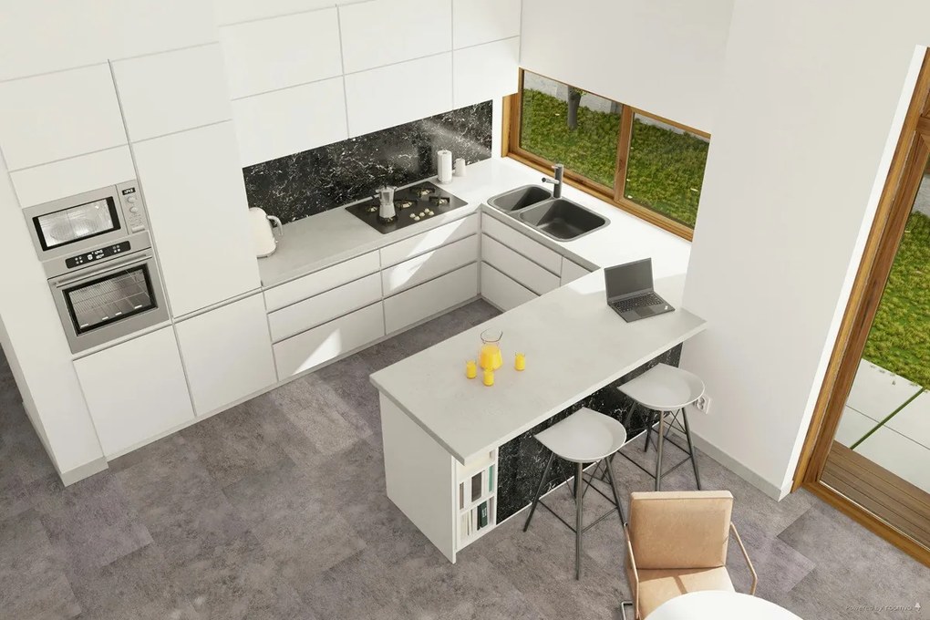 Egibi, Vinylová podlaha kliková Canadian Design Nice grey, 600 x 300 mm