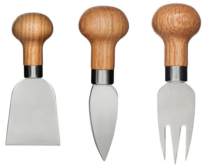 Sada na syr SAGAFORM Oval Oak Cheese Set, 3ks 5017198