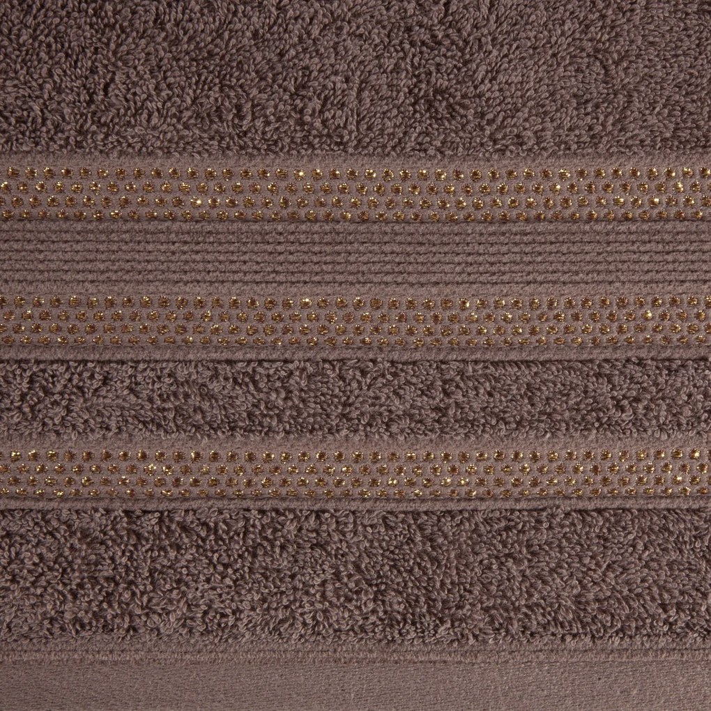 BAVLNENÝ UTERÁK JUDY SADA 6KS 50X90 CM SVETLOHNEDÁ