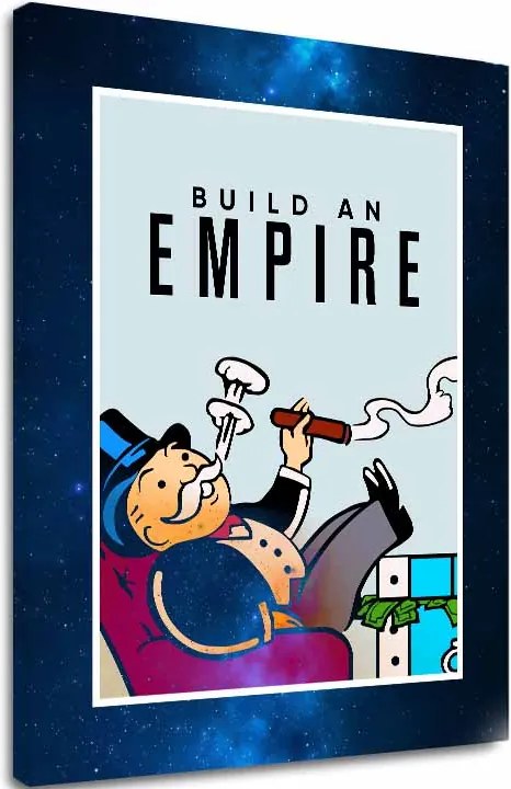 Obraz na plátne Build an Empire - Podnikateľský Citát