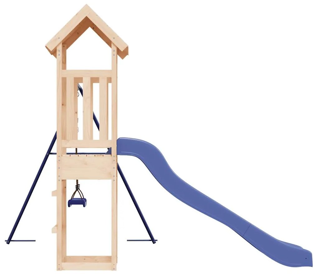 Vonkajšia súprava na hranie masívna borovica