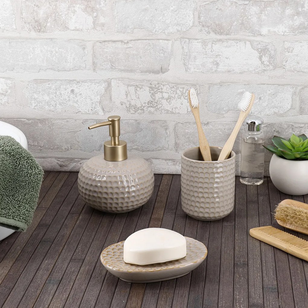 Miska na mydlo Nolan, béžová