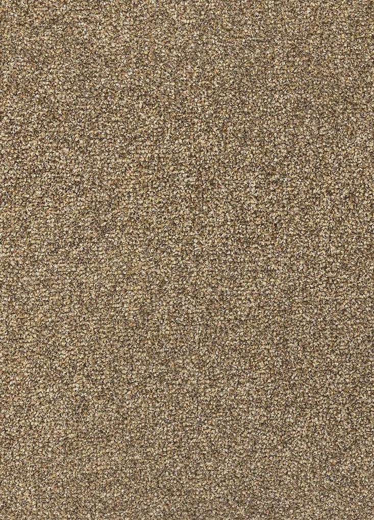 Koberce Breno Metrážny koberec PAVIA 42, šíře role 400 cm, hnedá