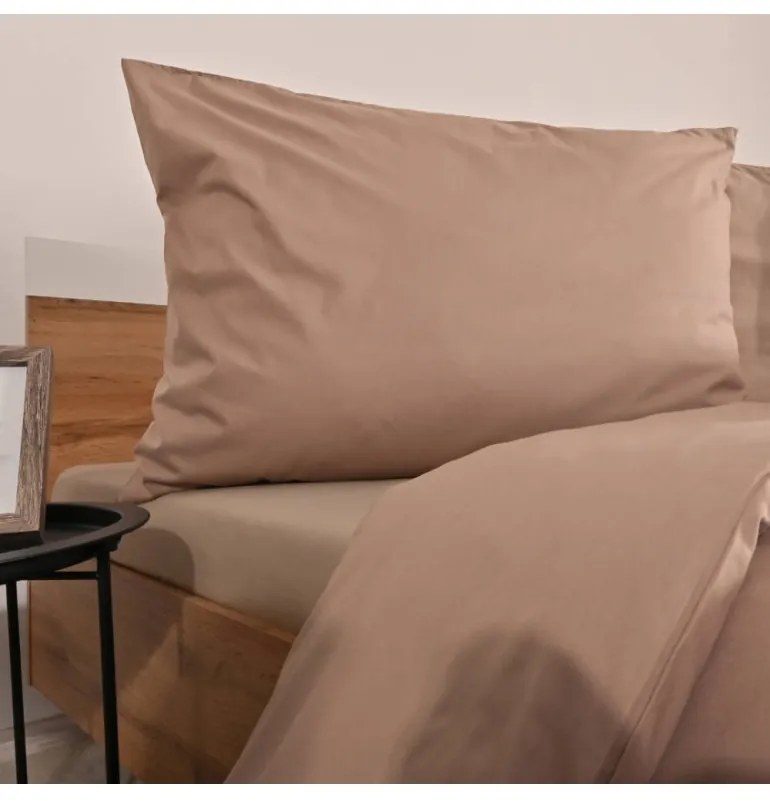 Obliečky bavlnené Latte EMI, Predĺžený set jednolôžko obsahuje 1x 140x220 + 1x 70x90