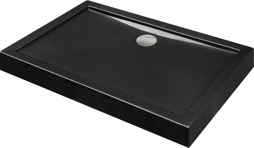 Besco Obdĺžniková sprchová akrylátová vanička ALPINA NEW SE R 100x80 IP B Stone Effect BESCO-Rozmery: 100x80