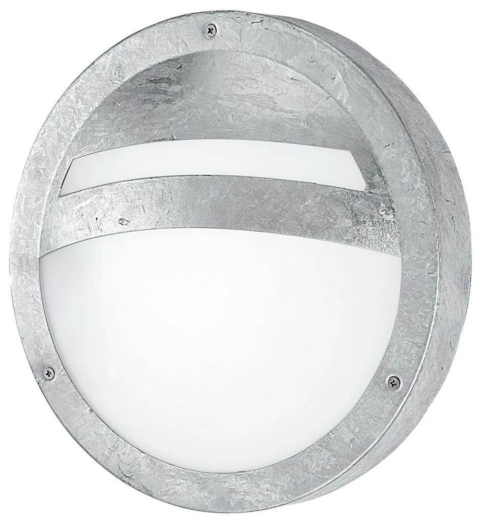 EGLO Vonkajšie nástenné svetlo SEVILLA, strieborné, 28,5cm