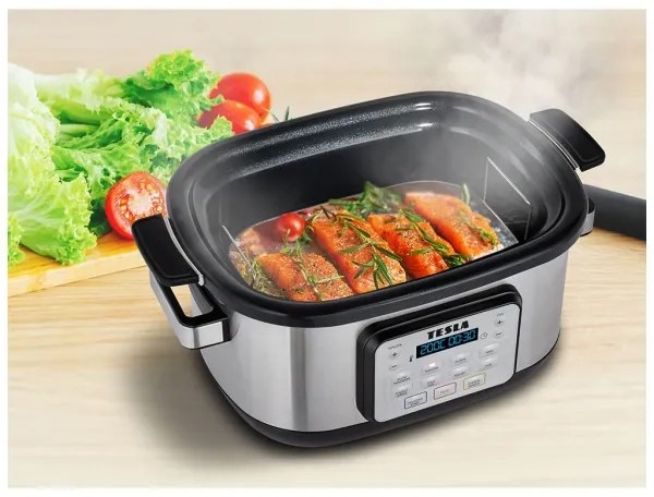 TESLA Electronics MultiCook - Multifunkčný elektrický hrniec 6 l 10v1 1250W/230V