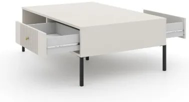 Konferenčný stolík LUE béžová/čierna